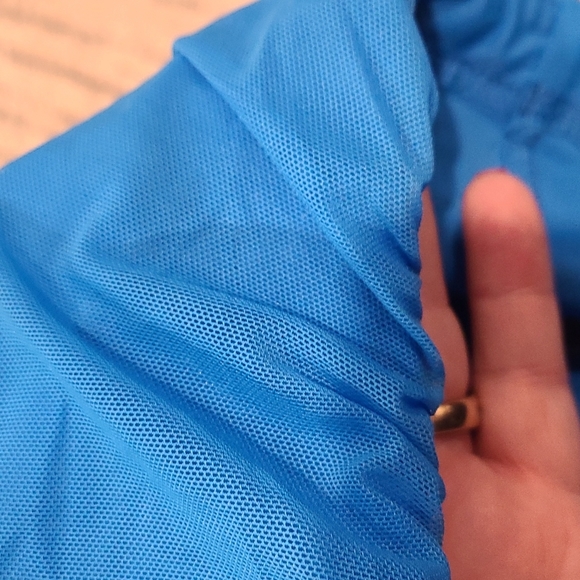 Stella mccartney Adidas blue nylon short sleeve with mesh overlay - Picture 7 of 8